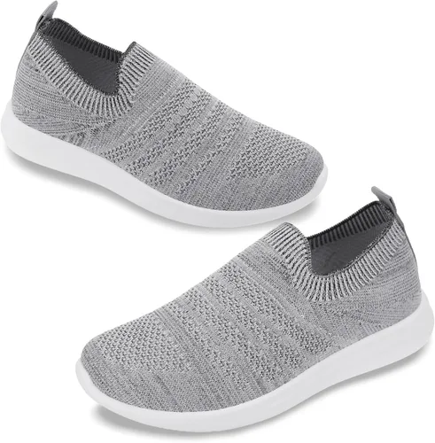 Vista 16 de Apawwa Zapatos de correr ligeros para niños, color rosa/azul/azul marino/negro, zapatos para caminar para niños pequeños/niños grandes