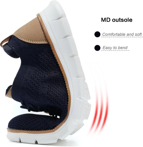 Vista 7 de Zapatos Oxford para hombre, ligeros, casuales, para caminar, zapatos de vestir, zapatos de moda, zapatos para caminar