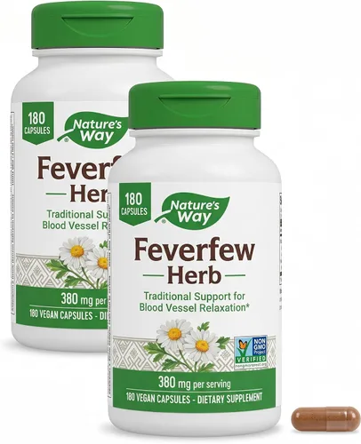 Vista 11 de Nature's Way Cápsulas de hierbas de matricaria, 380 mg por porción, veganas