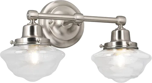 Vista 54 de Design House 519892 Kimball Industrial Farmhouse Luz de Pared Interior de 1 Luz con Pantalla de Metal para Pasillo, Baño, Cocina, Vestíbulo, Pintura