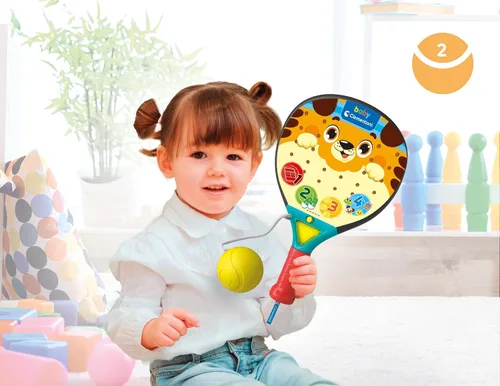 Vista 10 de Baby Padel Educational Racket with Light Sounds and Detection from 12 Months
