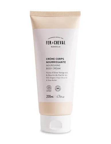 Vista 6 de Fer à Cheval Gel de baño suave, certificado COSMOS NAT, 8.5 fl oz El gel de baño suave de 8.5 fl oz crea una espuma suave para limpiar y dejar