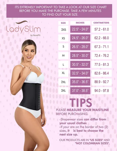 Vista 2 de Lady Slim Fajas Colombianas Reductoras Y Moldeadoras para mujer, entrenamiento de cintura de látex bajo el busto, moldeador de cuerpo para mujer