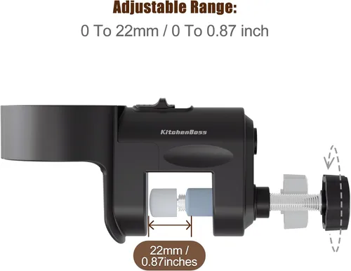 Vista 3 de Reemplazo de abrazadera de soporte Sous Vide para todos los KitchenBoss Sous-Vide BK300 Sous Vide Cooker Fixing Bracket, Compatible with all