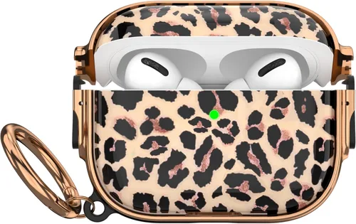 Vista 64 de Maxjoy Funda para AirPods 3 con cerradura, funda protectora rígida de 3ª generación para AirPod de 3ª generación para mujeres y hombres con llavero