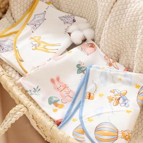 Vista 2 de Mantas Kawaii para niñas cómodas, cálidas y bonitas, absorbentes y seguras para la piel, transpirables, suaves y sedosas (azul)