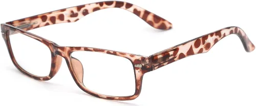Vista 8 de OWL Gafas de lente transparentes con marco rectangular estrecho estilo retro de moda 1 azul