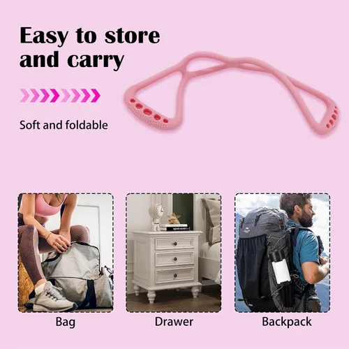 Vista 7 de Bandas de resistencia ajustables de 4 anillos para entrenar en casa, bandas de entrenamiento para mujeres y hombres, fitness, yoga, pilates
