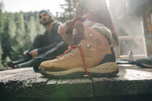 Vista 11 de Columbia Newton Ridge Plus - Bota impermeable amplificada para mujer, AlceMontaña Rojo, 7