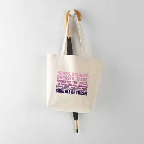 Vista 6 de CafePress Bolsa de lona natural para concientización sobre el cáncer de mama para guardar todo esto bolsa de compras