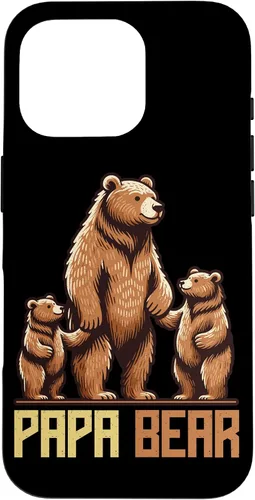 Vista 20 de Papa Bear Lover Father Dad Parent Father's Day Sunglasses Case for iPhone 16
