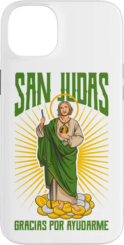 Vista 15 de San Judas Tadeo Gracias por ayudarme - Carcasa para iPhone 17