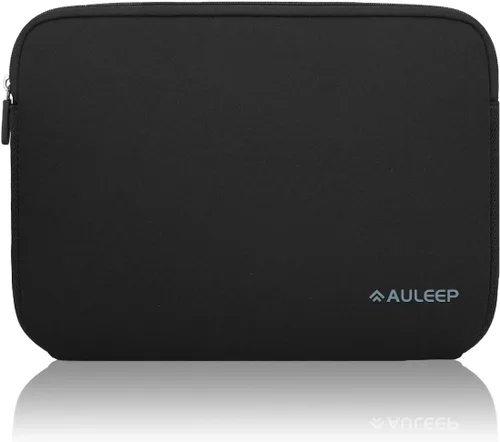 Vista 9 de AULEEP Fundas para laptop de 15 a 15.6 pulgadas, de neopreno, resistente al agua, funda delgada, bolsa de transporte duradera para computadora