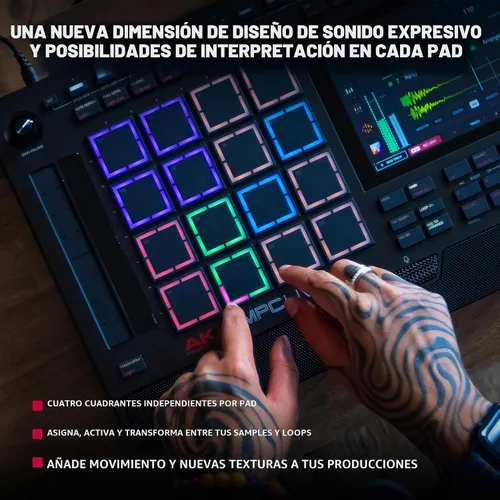 Vista 5 de Akai Professional MPC Live III Portable Music Production Center Negro