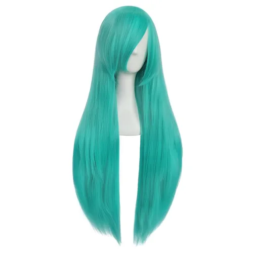 Vista 32 de anogol Vocaloid 32" 80 cm de largo recto de Cosplay peluca Pelucas Para Fiestas Halloween, Anaranjado