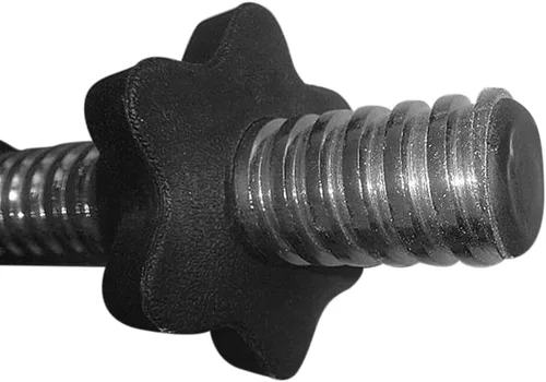 Vista 6 de Tookie Tuerca hexagonal para mancuernas, 2 pares de collares Spinlock para levantamiento de pesas, abrazadera de tornillo antideslizante, piezas