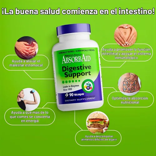Vista 6 de Nature's Sources AbsorbAid - Soporte digestivo - 90 Vcaps