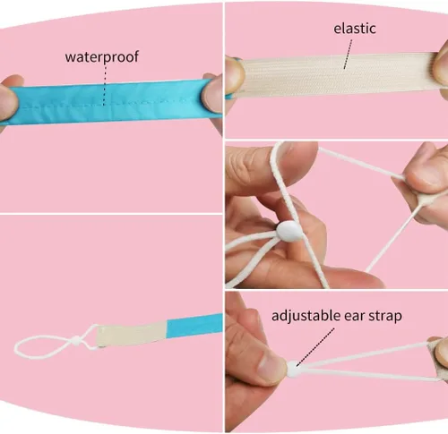 Vista 4 de 4 unids Soporte de vendaje nasal impermeable para cirugía nasal vendaje elástico post procedimientos quirúrgicos suministros postoperatorios nasales