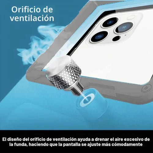 Vista 5 de ShellBox Case Funda de buceo de 2ª generación para teléfono/serie Samsung Galaxy, teléfonos universales [4.9-6.9 pulgadas], snorkel [15m/50ft]