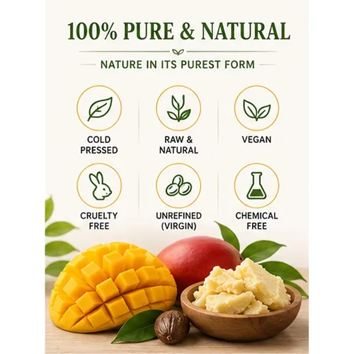 Vista 7 de Mary Tylor Naturals Mantequilla de mango 1 libra, prensada en frío, sin refinar, mantequilla de mango pura cruda
