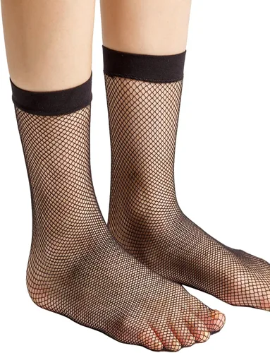 Vista 3 de Floerns 3-4 pares de calcetines de red sólidos huecos para mujer
