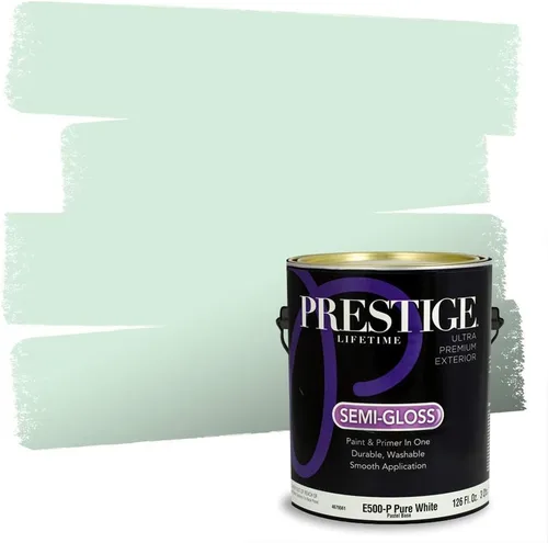 Vista 64 de Prestige Paints - 2 en 1, pintura base y pintura de exterior, E100-N-735BM