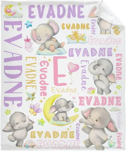 Vista 11 de Manta de elefante con globos, manta de franela súper suave y ligera para niños, adultos, adecuada para sofá, cama, campamento, viajes, todas