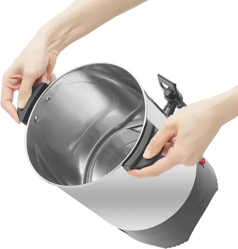 Vista 8 de Urna de café, cafetera eléctrica de 5.2L/175 onzas con control de botón de encendido y apagado fácil, calentamiento rápido de 1000 W que hace hasta