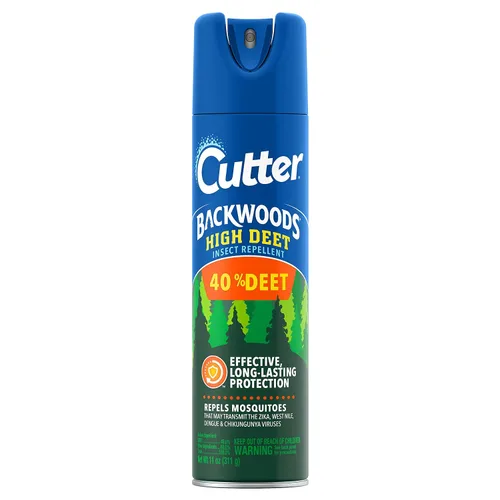 Vista 11 de Cutter Backwoods High DEET repelente de mosquitos e insectos en aerosol