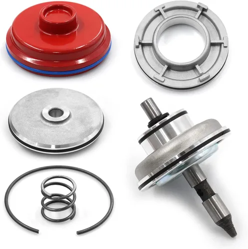 Vista 3 de Conjunto de Pistón de Servo de Alto Rendimiento con Cubierta y Anillo de Retención Compatible con Corvette 700R4 4L65E 4L70E 4L60E 1982-2014 Rojo