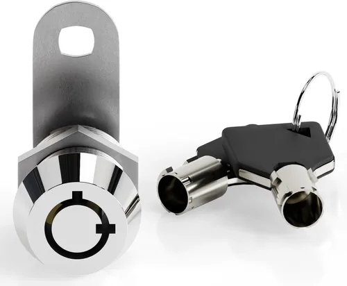 Vista 12 de Cerradura de leva tubular con llaves extraíbles, llaves iguales removibles. Cerradura de almacenamiento para compartimento de RV, cerraduras