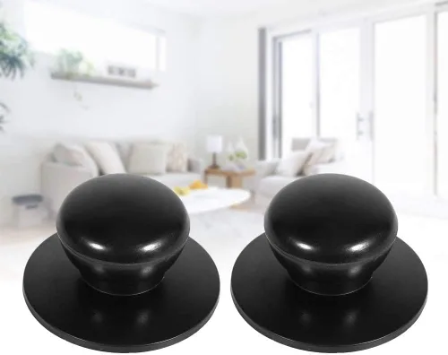 Vista 4 de 2 pomos para tapa de cacerola, olla de cocina, tapa de vidrio universal, repuesto de utensilios de cocina