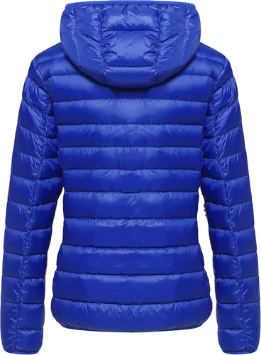 Vista 2 de Wantdo - Chaqueta de plumón con capucha para mujer, corta, ultraligera y plegable