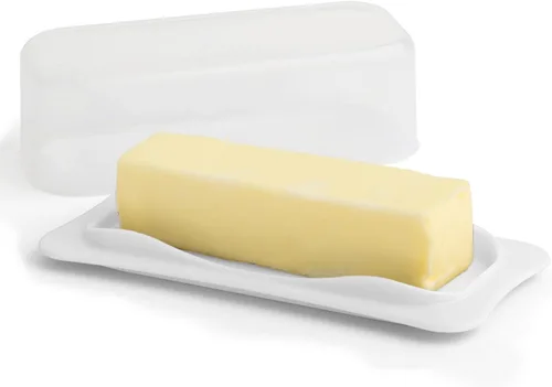 Vista 9 de Signoraware Mantequillera con Tapa - Recipiente Guardamantequilla con Tapa Transparente para Encimera, Refrigerador - Plástico Duradero