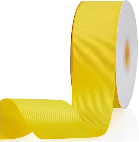 Vista 56 de Cinta de grogrén de doble cara de color liso azul bebé de 1-1/2 pulgadas x 50 yardas para envolver regalos, bodas, fiestas, manualidades, lazos