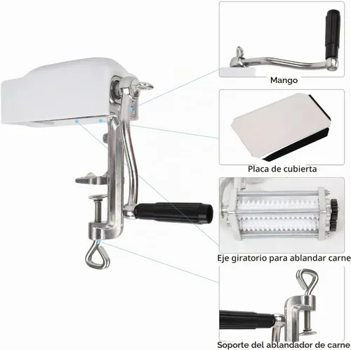 Vista 8 de Cuber manual del ablandador de la carne, filete resistente del Cuber