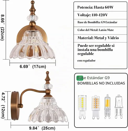 Vista 6 de HDDFL Lámpara de baño sobre espejo, accesorios de iluminación de tocador de latón mate, apliques de pared modernos para dormitorio, baño, pasillo