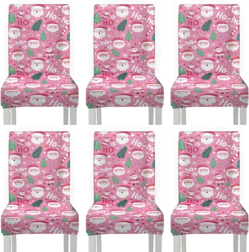Vista 36 de HUGS IDEA Butterfly Dining Room Chair Covers Set of 2 Blue Marble Stretch Parsons Chair Slipcovers Washable Kitchen Chairs Protector Covers for