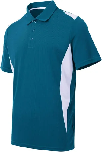 Vista 14 de Polo de golf para hombre, tallas grandes y altas, tallas L-7XL 12177# Negro y Gris