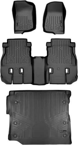 Vista 27 de MAXLINER Juego de alfombrillas de primera fila para Jeep Wrangler 1997-2006