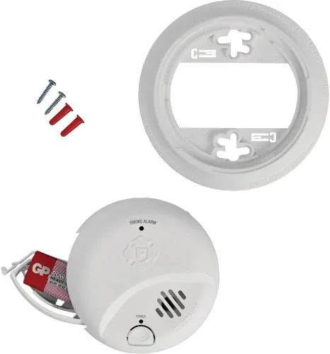 Vista 6 de First Alert Detector de humo de ionización alimentado por batería
