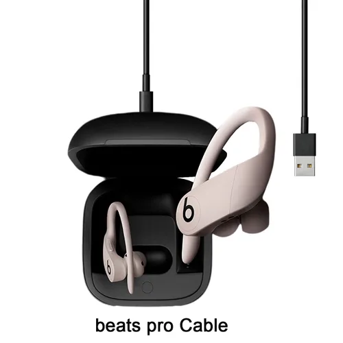 Vista 3 de Cable Lightning de repuesto para Apple Beats, cable de carga para auriculares inalámbricos Beats Powerbeats Pro, Beats X, Beats Solo Pro, Beats by