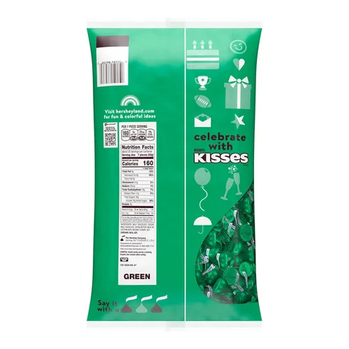 Vista 2 de HERSHEY'S KISSES - Bolsa a granel de chocolate con leche, 60 onzas
