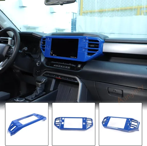 Vista 6 de Aunginsy Cubierta de salida de aire para consola central de automóvil, compatible con Toyota Tundra/Sequoia 2022-2024, cubierta de panel de aire