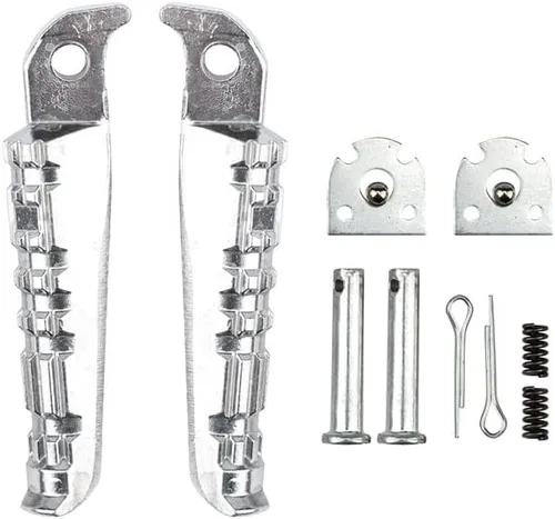Vista 5 de Reposapiés de la motocicleta delantero/trasero reposapiés Estriberas Pedal de resorte para Yam & aha FZ-09 MT09 MT07 MT03 MT10 R3