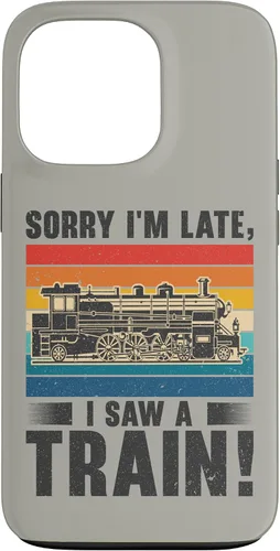 Vista 10 de Funda para iPhone 13 Pro Max Train Railroad Locomotora de tren de vapor para motor Trainspotting