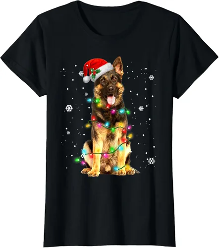 Vista 41 de Suéter de Navidad para perros de pastor alemán, suéter de Navidad para regalos de perros, Negro, S