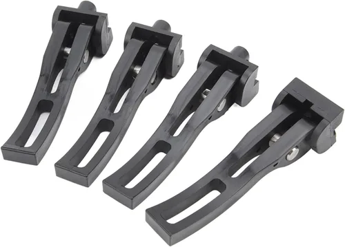 Vista 9 de Aramox Cubierta plegable para camión, 4 piezas, ajuste universal, aluminio y otros materiales, estilo plegable