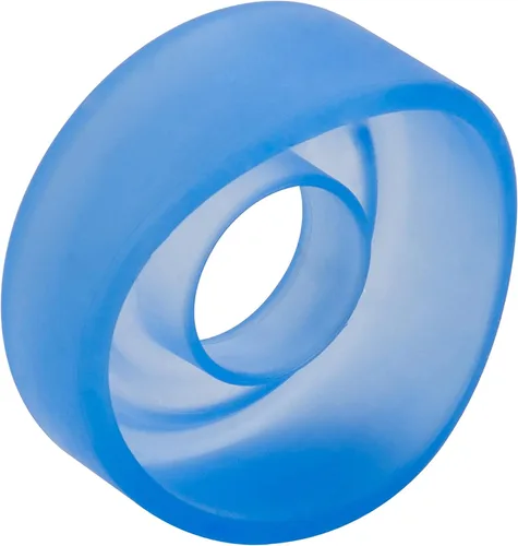 Vista 5 de CalExotics Advanced Silicone Pump Sleeve - Bomba de pene masculino Accesorio de anillo de confort - 3 pulgadas - Azul