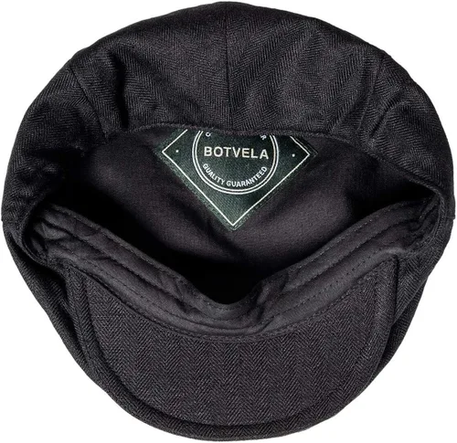 Vista 6 de BOTVELA Sombrero de verano transpirable para hombre de lino con hiedra plana